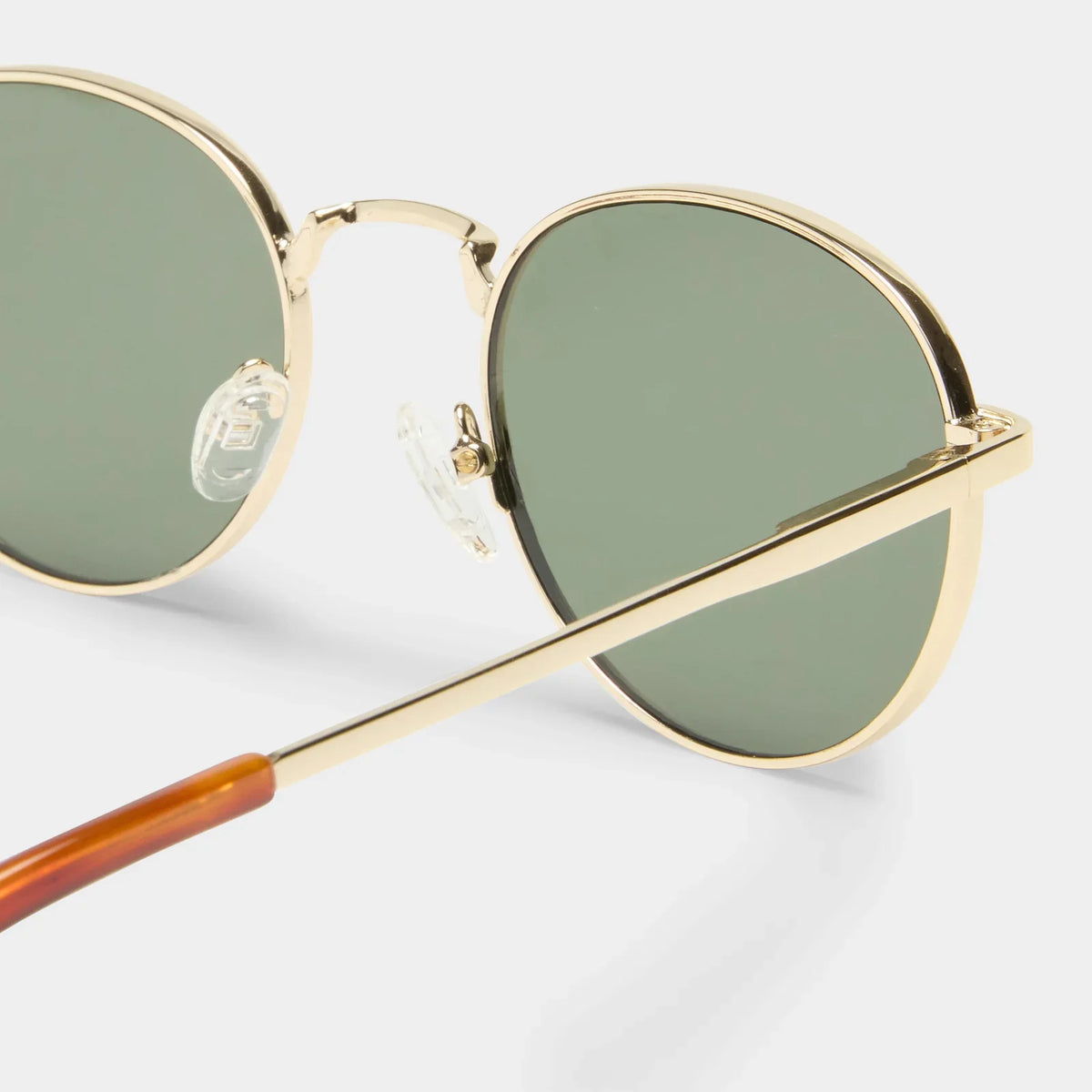 Le Specs Lost Legacy in Gold Green Mono