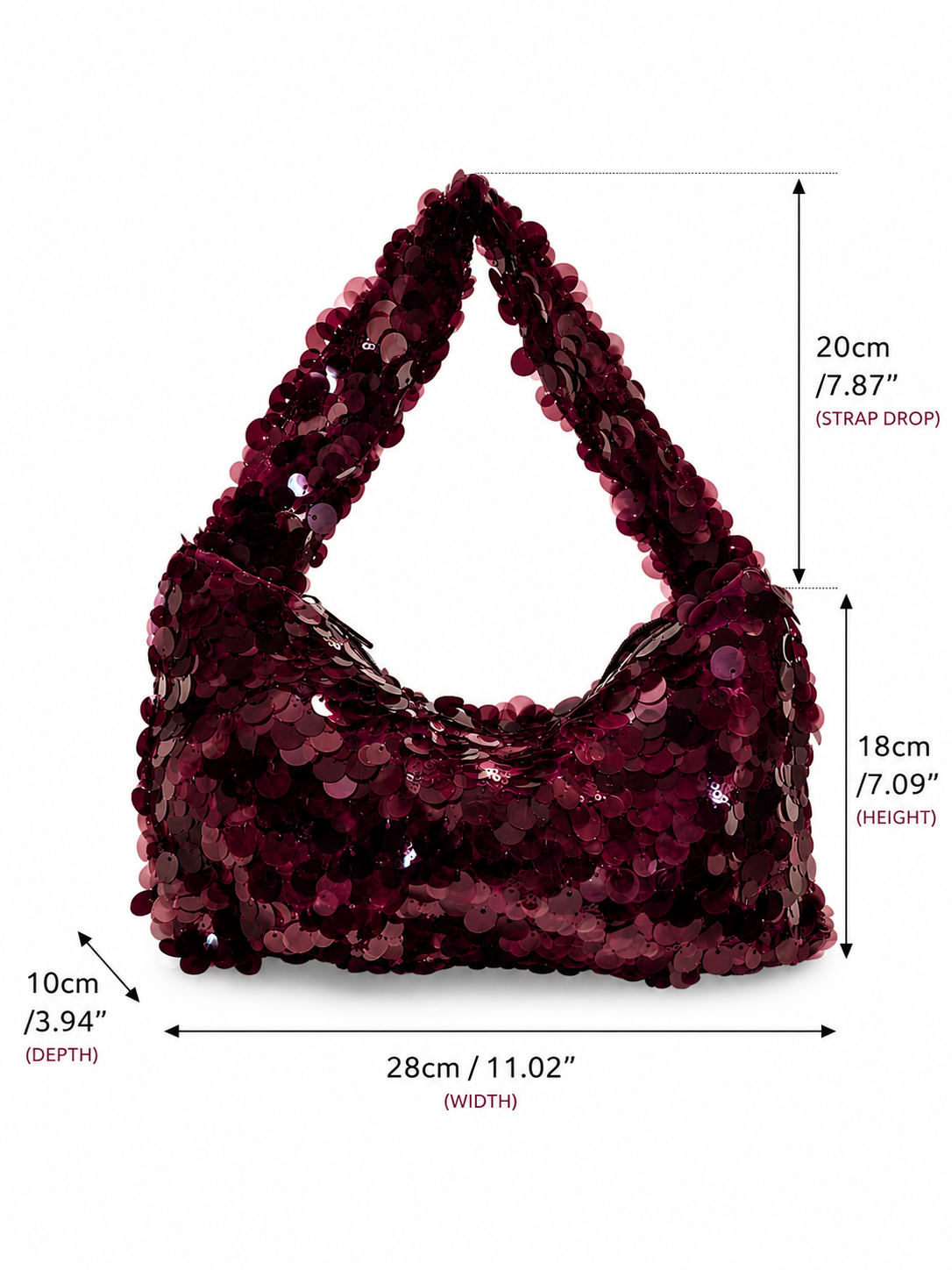 Simply Violet Shimmy Bag
