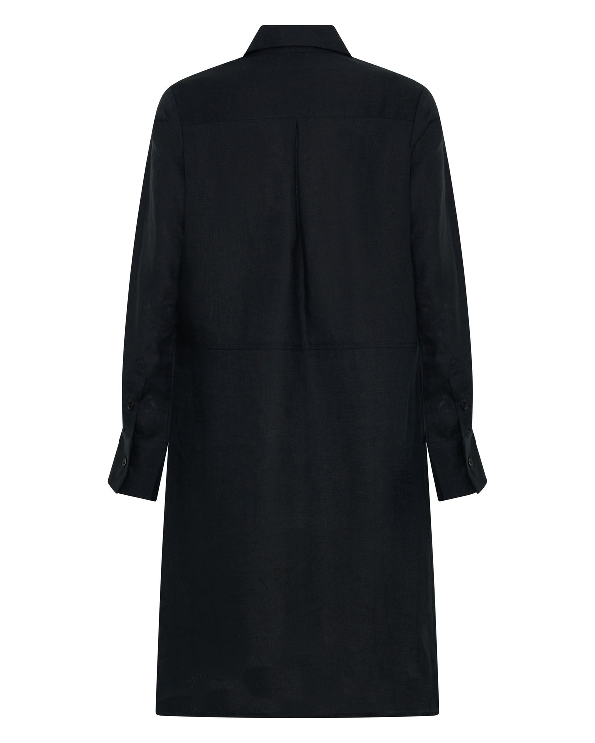 Ellery & Moss Lily Shirt Dress in Black | Relaxed Linen Shirt Dress Australia