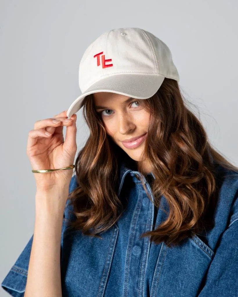 Two Fold Denim Rhone Cap in Ecru
