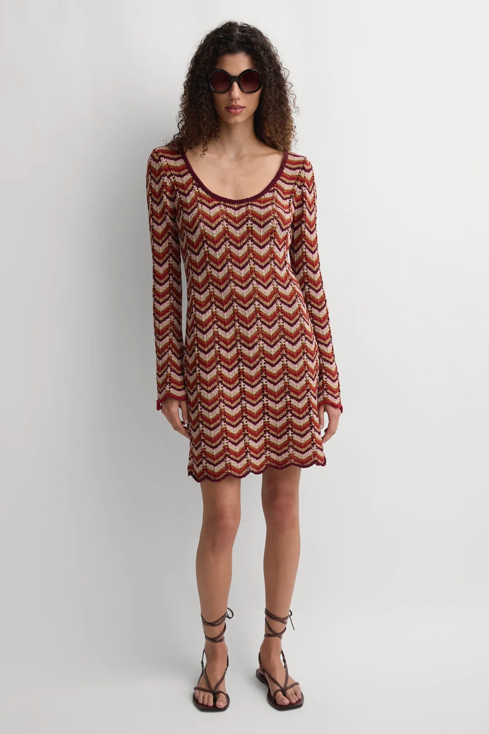 Faithfull Daria Mini Dress in Blanca Stripe