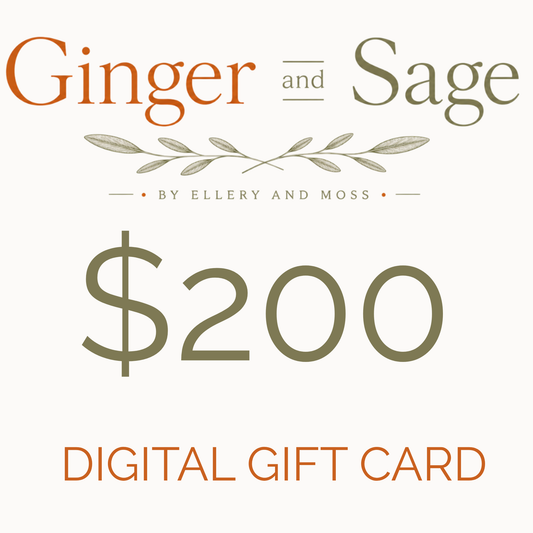 Ginger & Sage Gift Card - $200