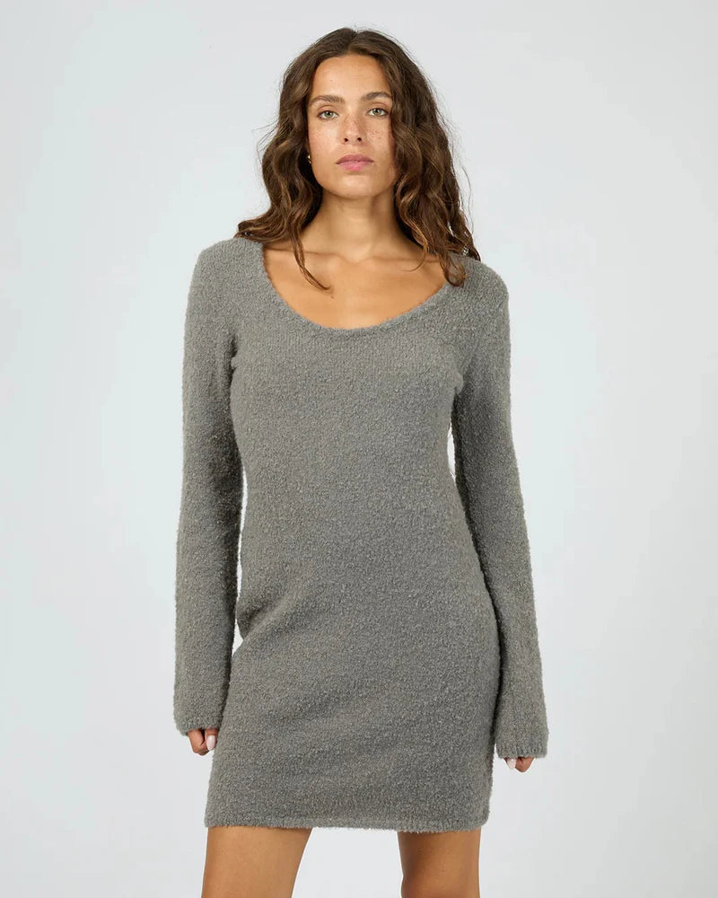 Silent Theory Billie Boucle Knit Dress