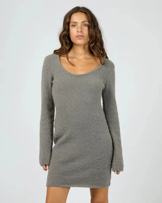 Silent Theory Billie Boucle Knit Dress