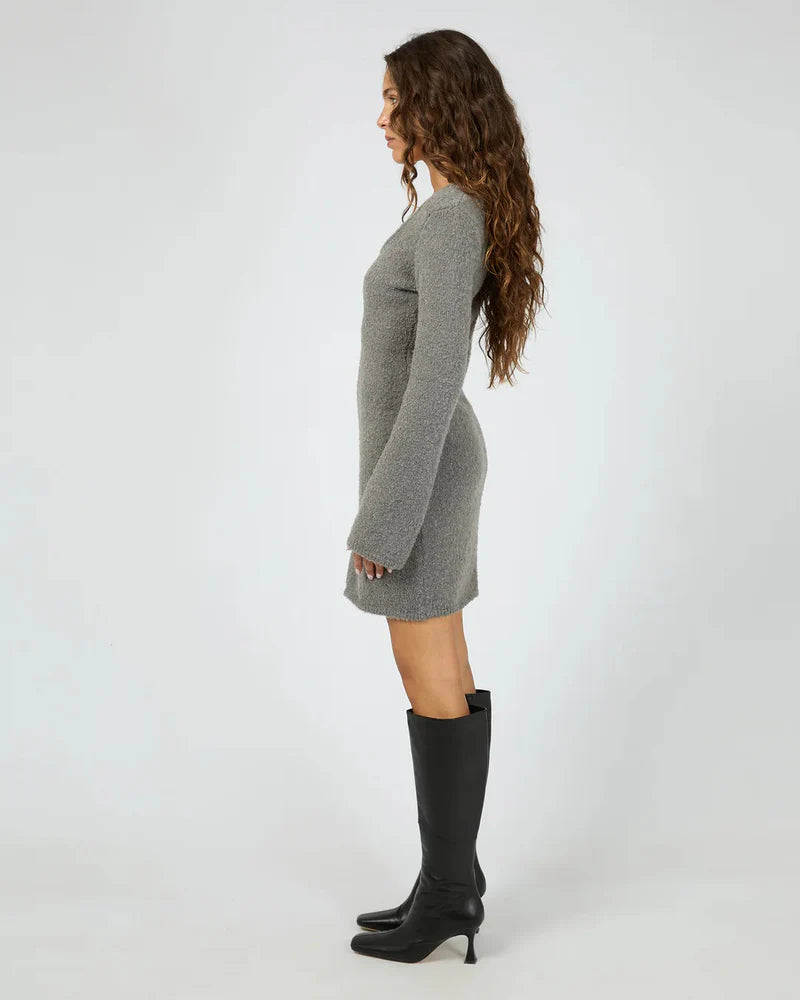 Silent Theory Billie Boucle Knit Dress