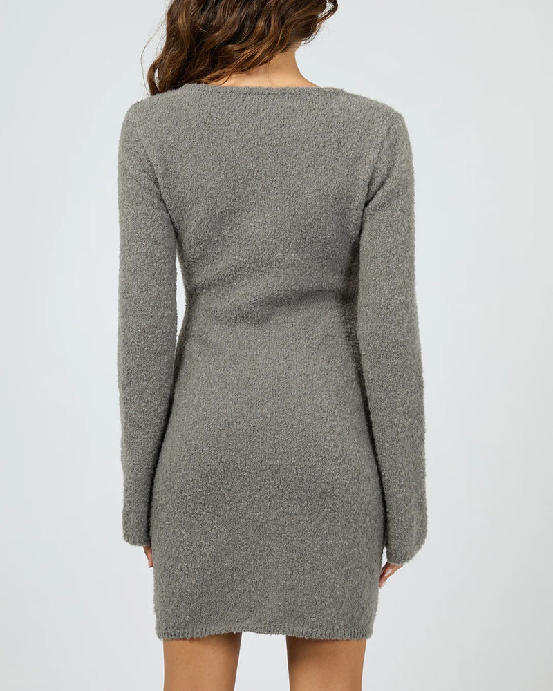 Silent Theory Billie Boucle Knit Dress