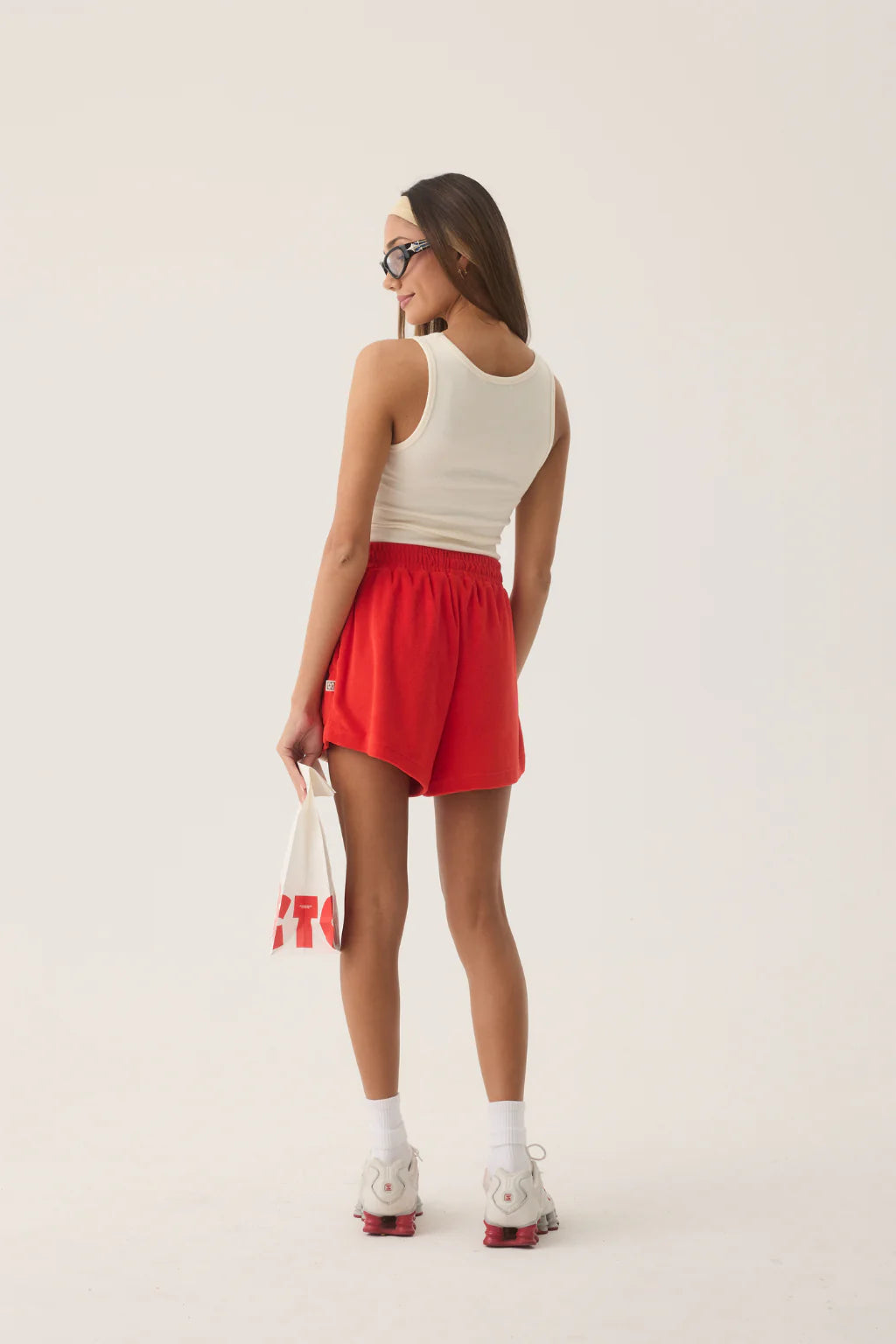 Araminta James Manzana Rib Tank, Coconut