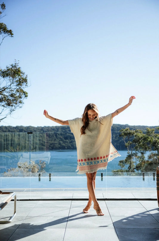 Cie Cie + Co Mini Dress in Natural Tiny Dancer