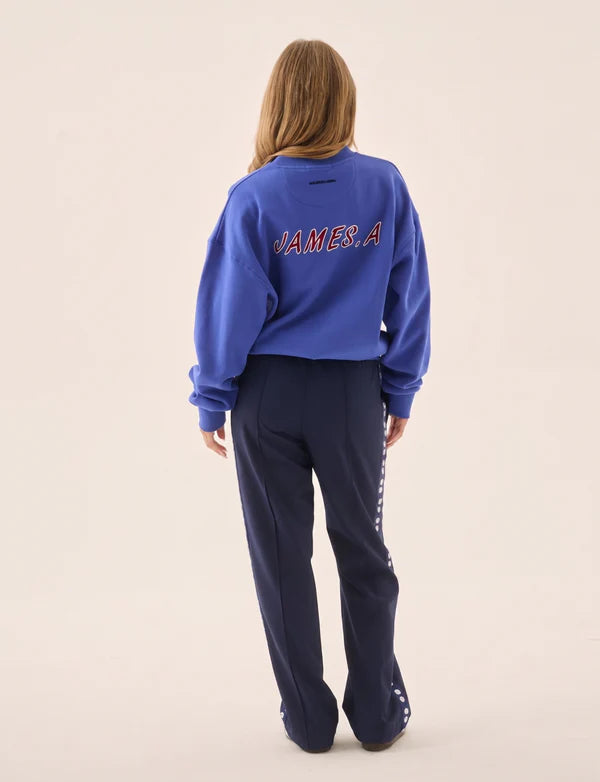 Araminta James Pomodoro Twill Pant in Midnight Navy