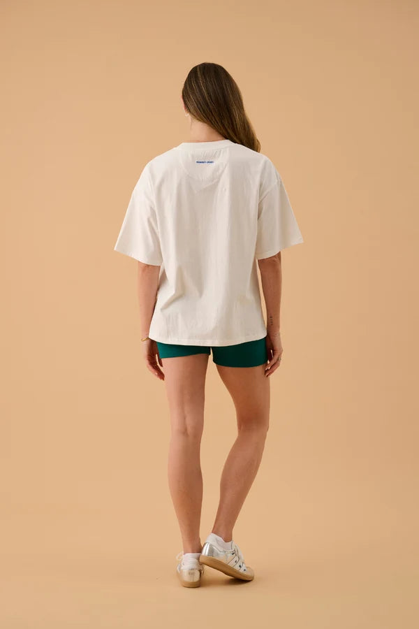 Araminta James Palmera Oversized Sun Tee in Warm White
