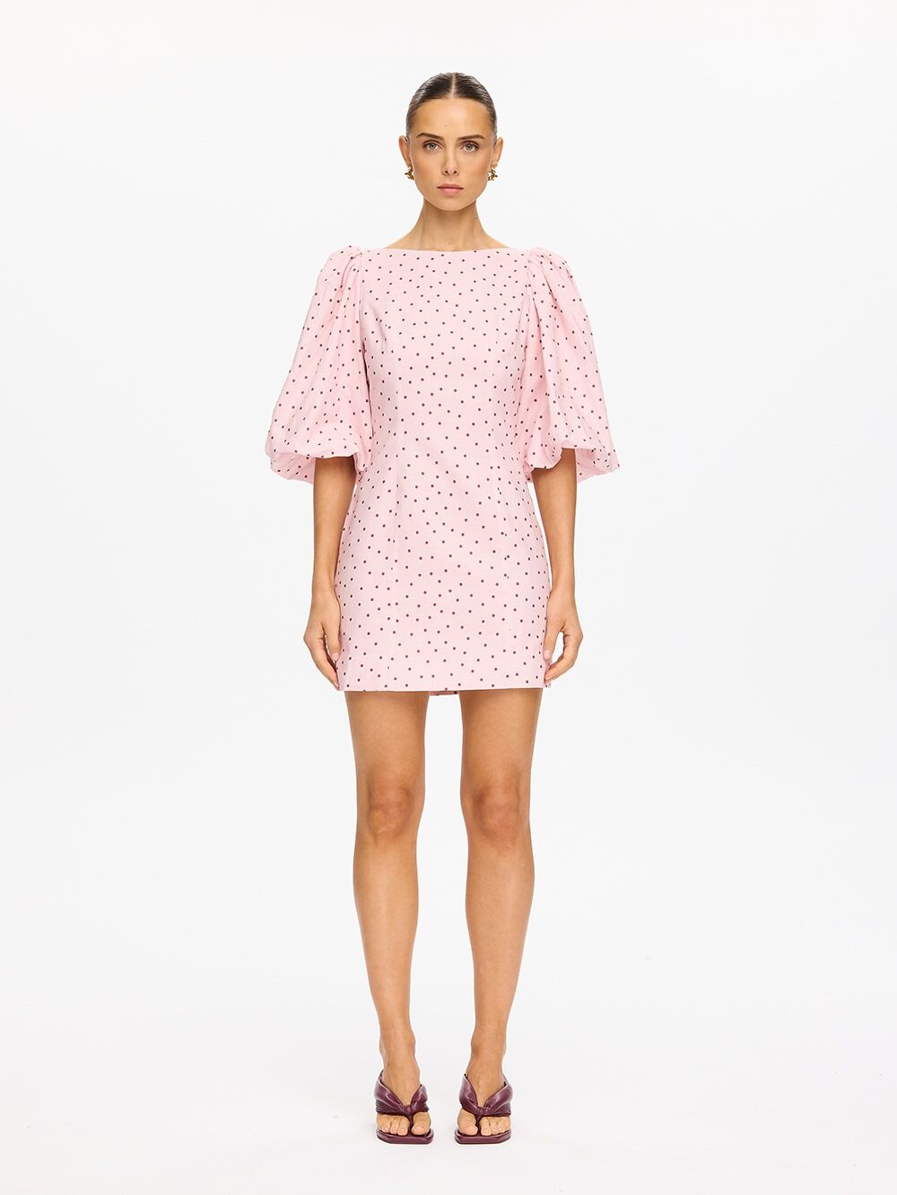 Kivari Sia Bubble Sleeve Mini Dress