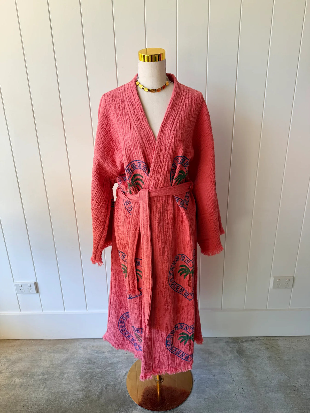 Cie Cie + Co Maxi Robe in Watermelon