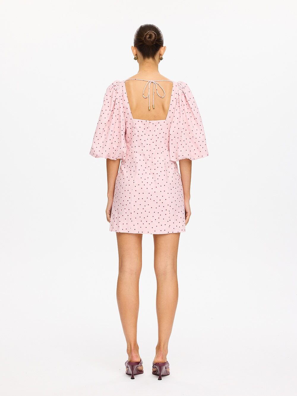 Kivari Sia Bubble Sleeve Mini Dress