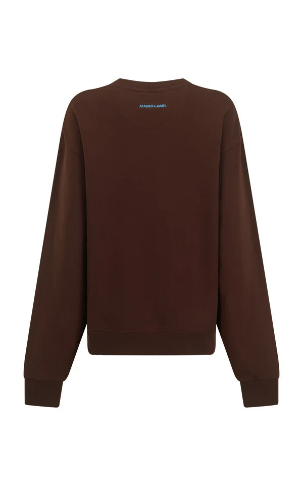 Araminta James AJJA Sweatshirt in Espresso