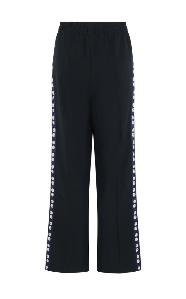 Araminta James Pomodoro Twill Pant in Midnight Navy