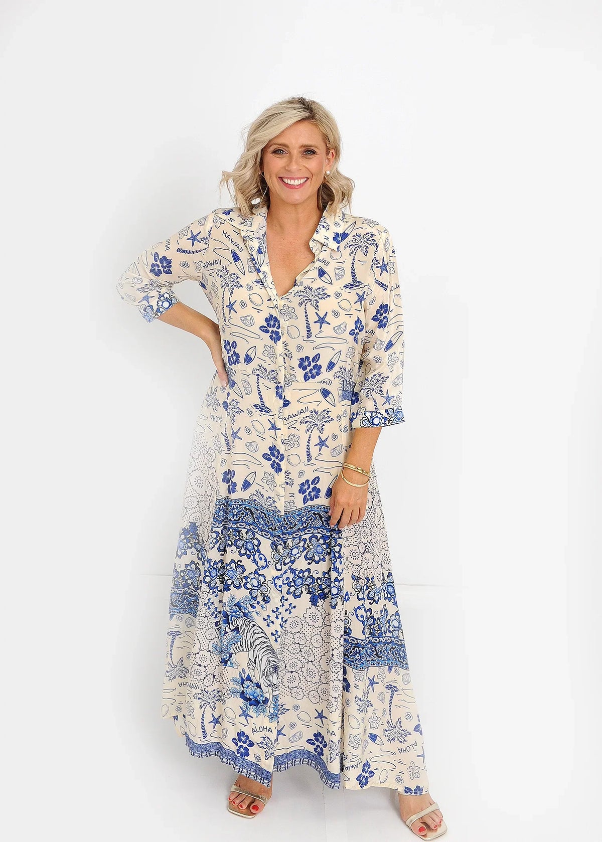 Ivy Pearl Aloha Dress