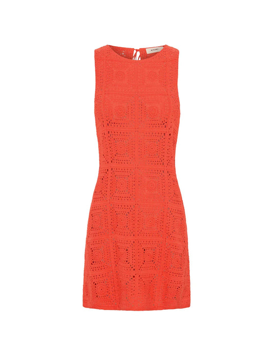 Kivari Brenna Crochet Mini Dress