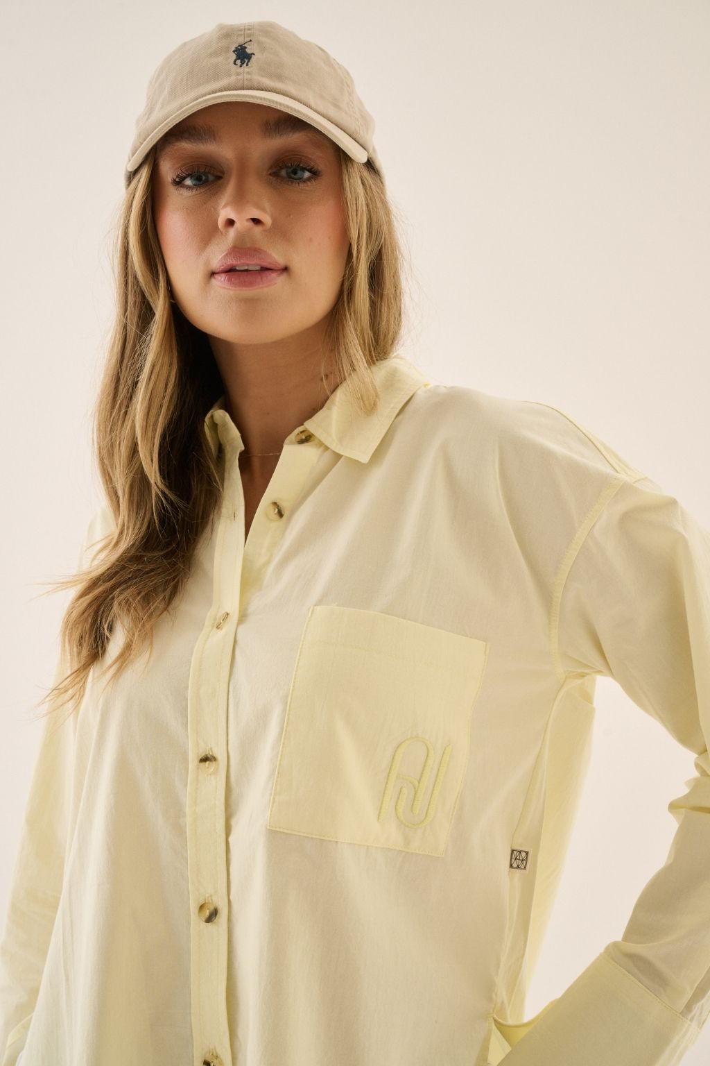 AJ Cotton Shirt Pastel Yellow