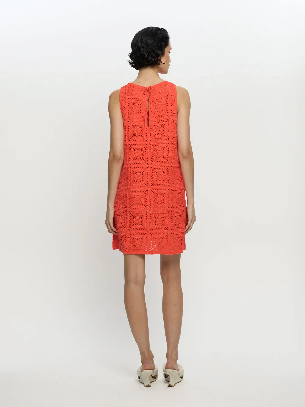 Kivari Brenna Crochet Mini Dress