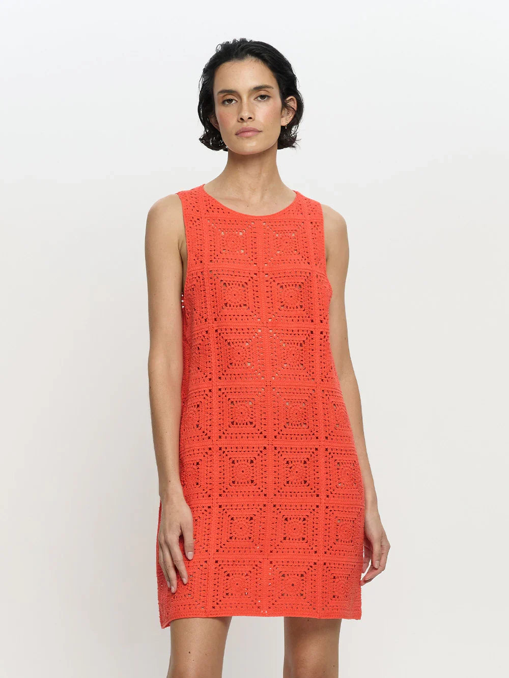 Kivari Brenna Crochet Mini Dress
