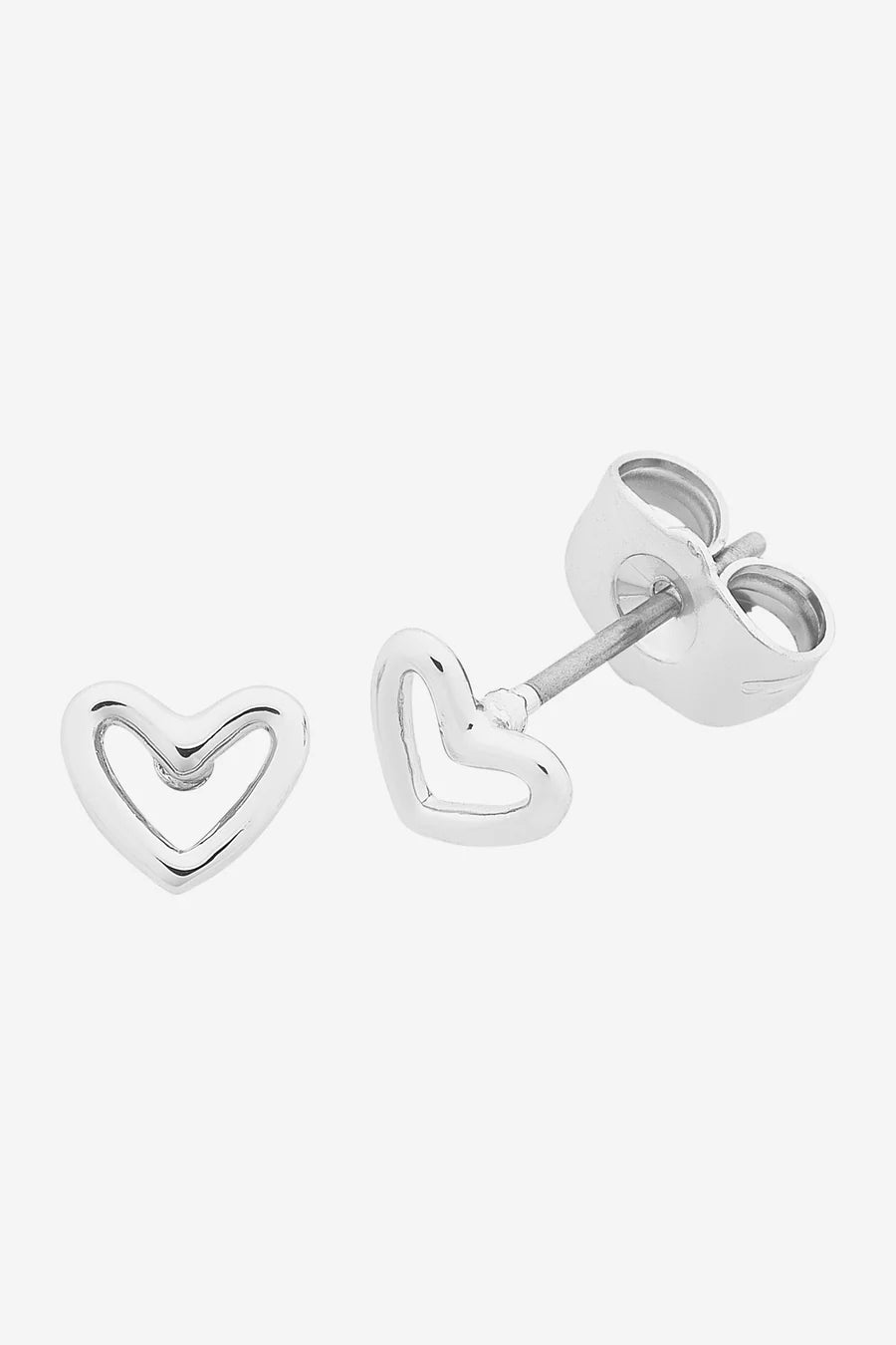 Liberte Petite Heart Earrings - Gold and Silver