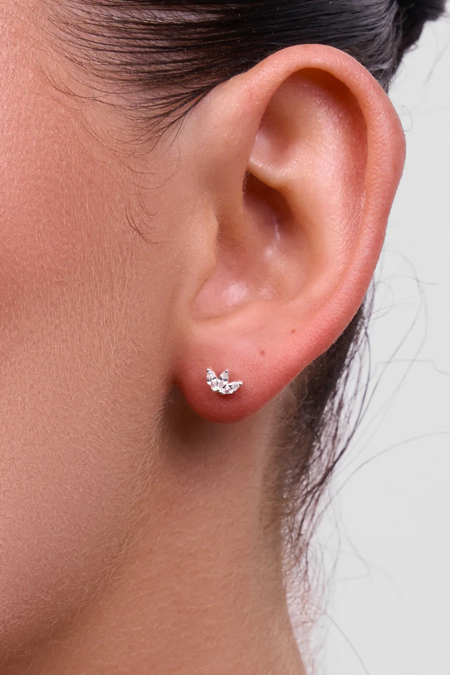 Liberte Petite Bud Silver Earring