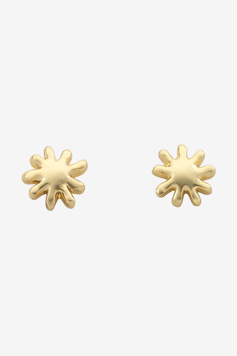 Liberte Petite Sun Earring - Silver and Gold