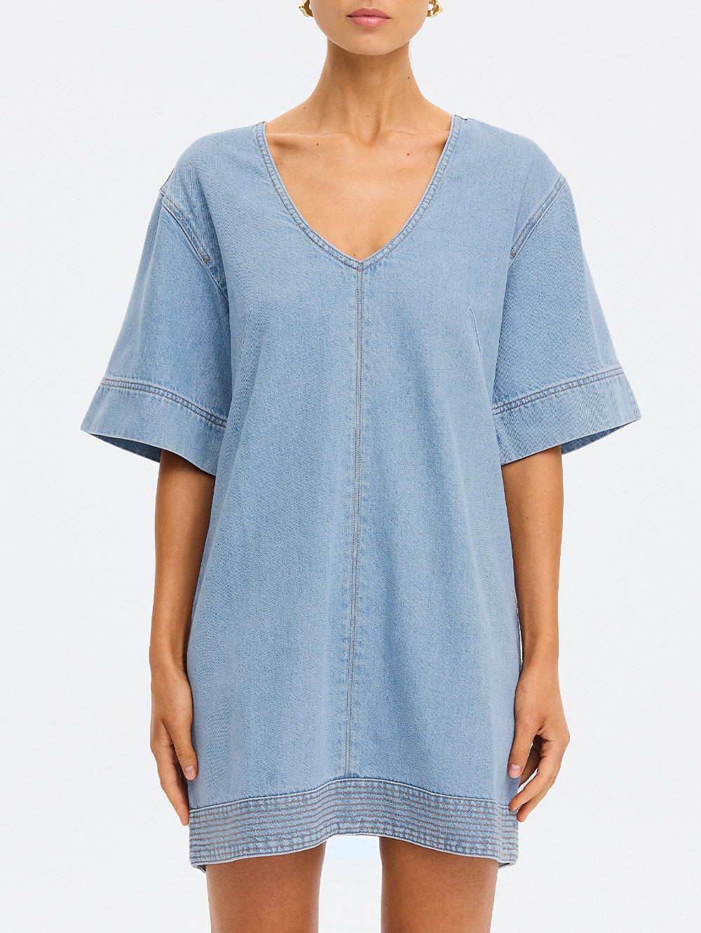 Kivari Emilie Denim Mini Dress