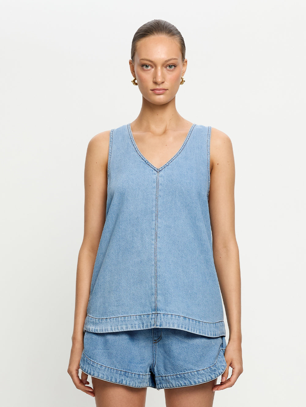 Kivari Emilie Denim Top