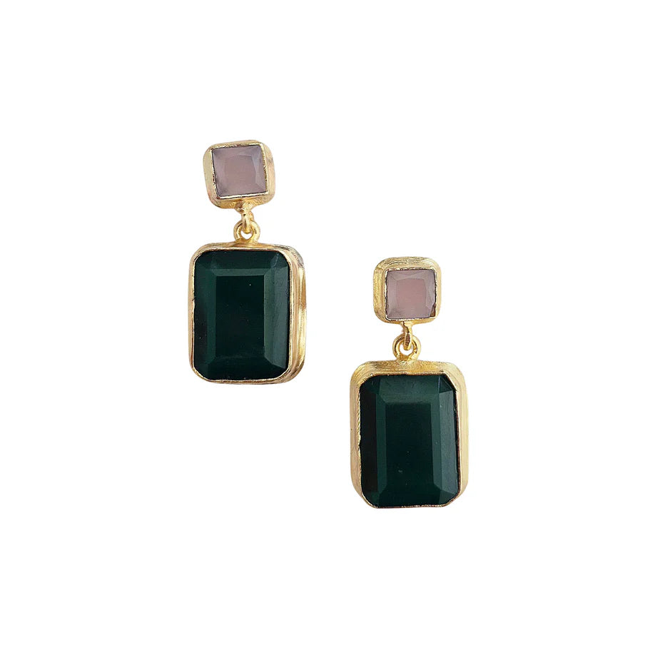 Zoda Accessories Natural Stone Gemstone Earrings