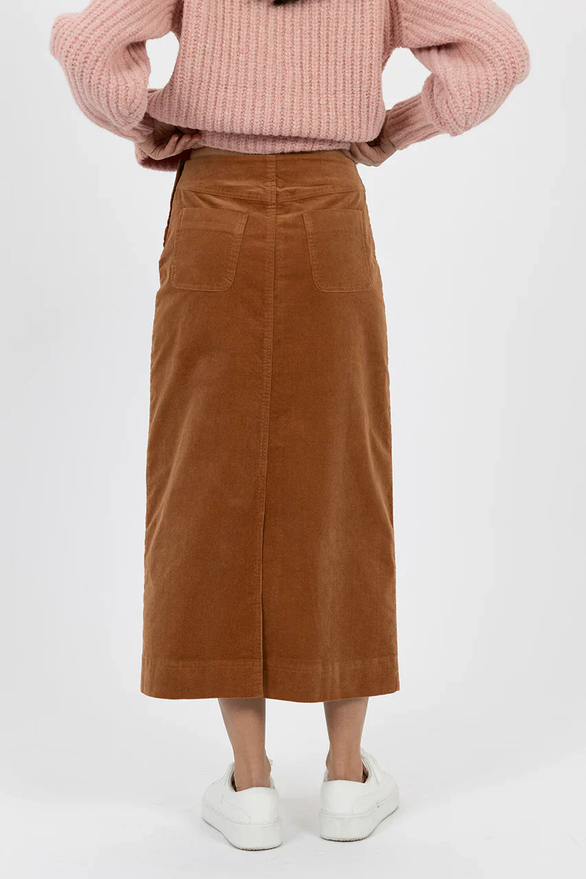 Humidity Lifestyle Billie Cord Skirt
