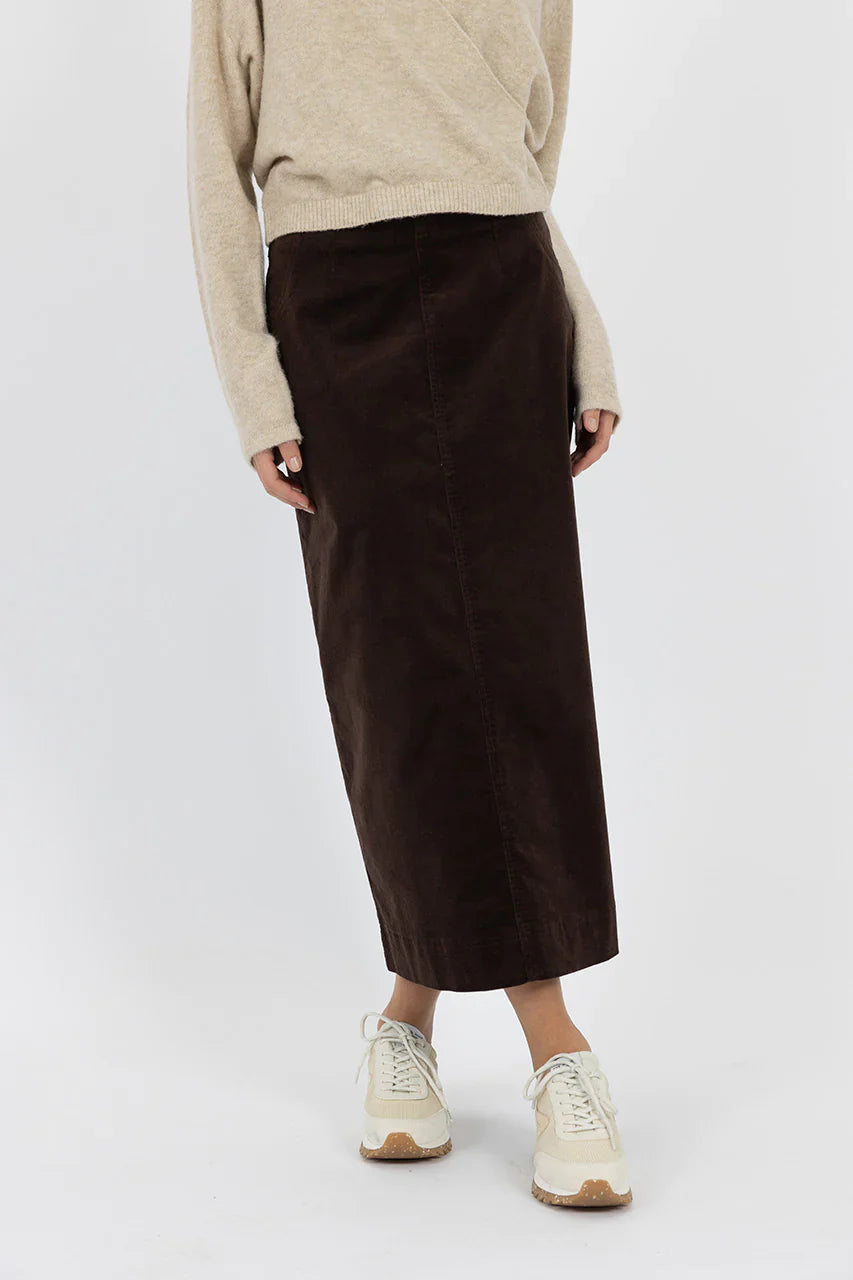 Humidity Lifestyle Billie Cord Skirt