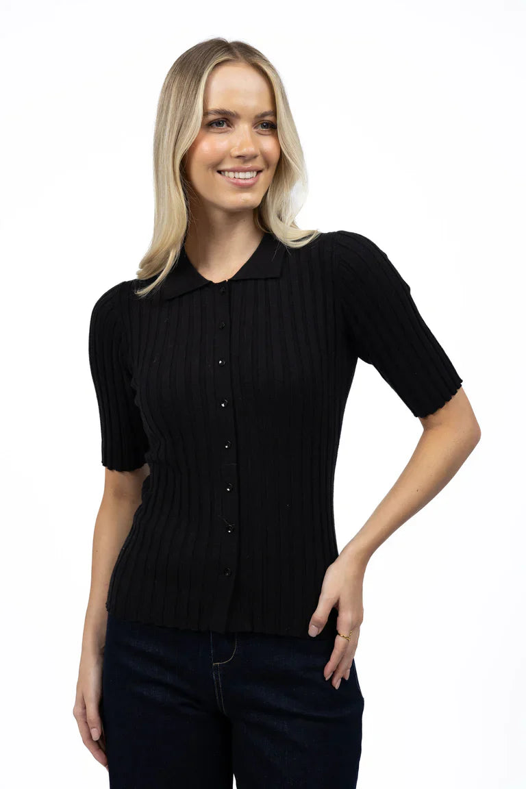 Humidity Lifestyle Claire Top - Black