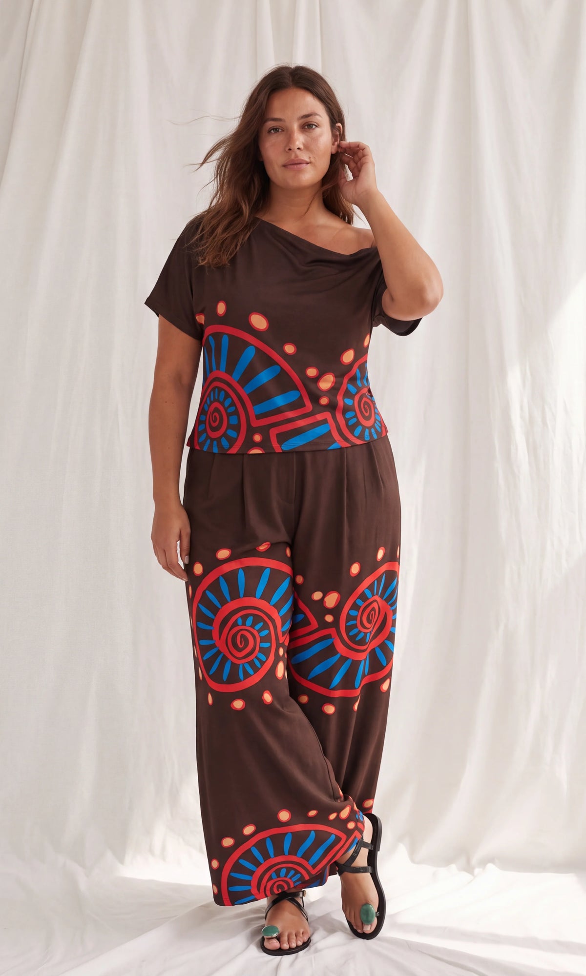 Liandra Key-Hole Top in Nautilus