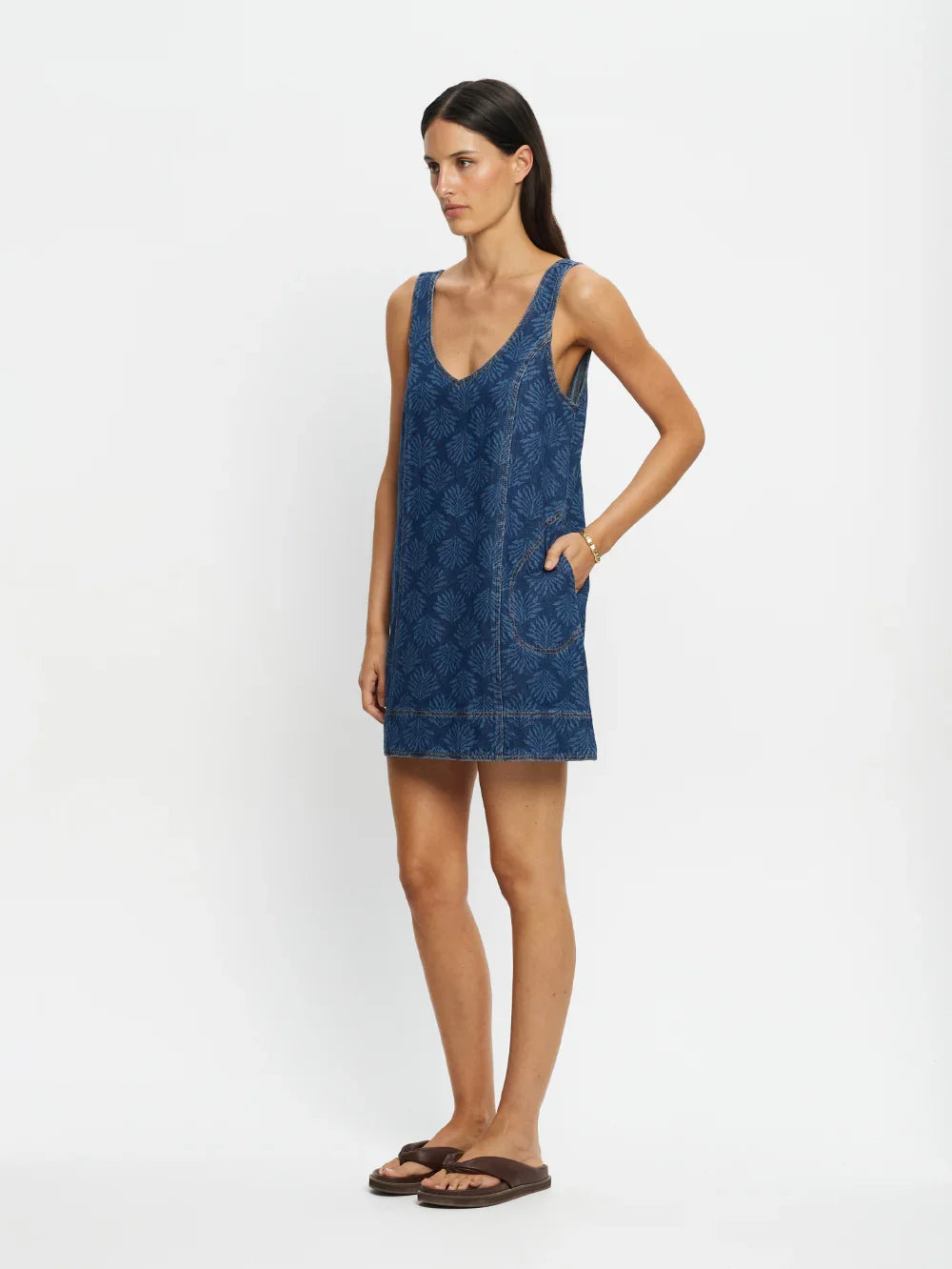 Kivari Ilaria Denim Mini Dress