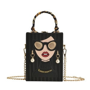 Simply Violet Statement Top Handle Bag