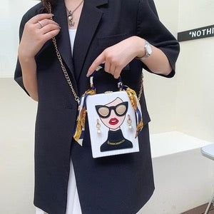 Simply Violet Statement Top Handle Bag