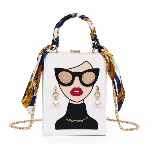 Simply Violet Statement Top Handle Bag