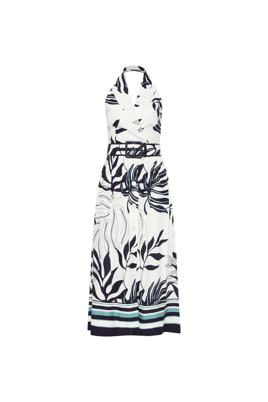 Rebecca Vallance Aurerlia Halter Midi - Print