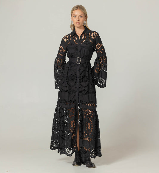 Miss June Ruby Dress in Black