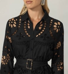 Miss June Ruby Dress in Black