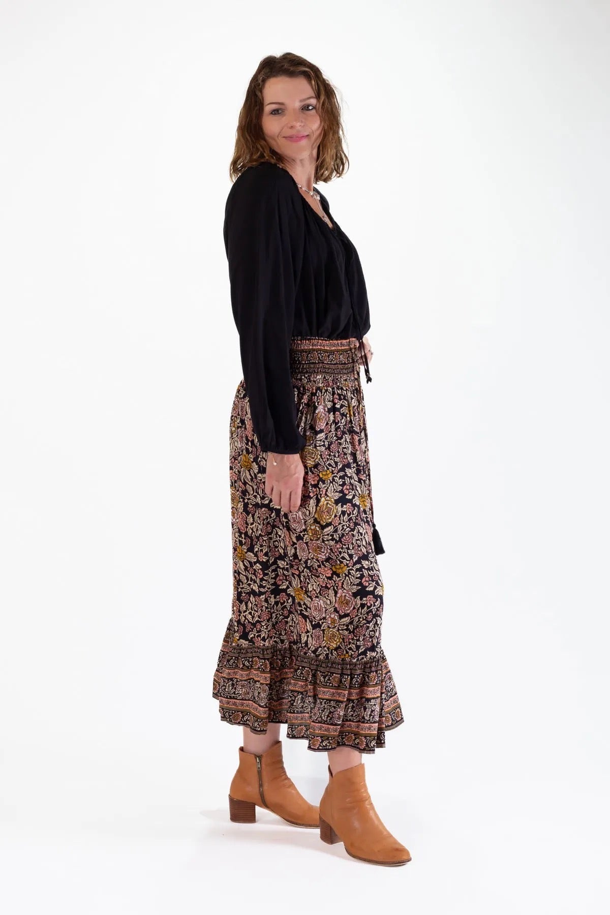 Ombak Shelly Boho Gypsy Skirt
