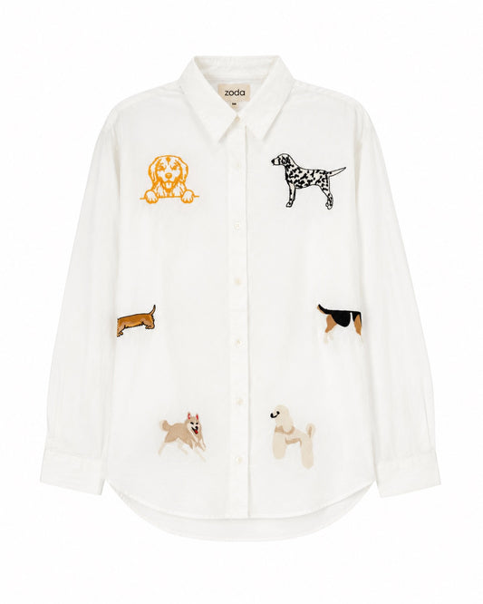 Zoda Embroidered Dog Shirt