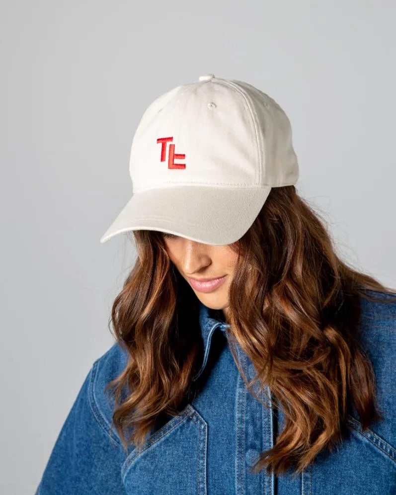 Two Fold Denim Rhone Cap in Ecru