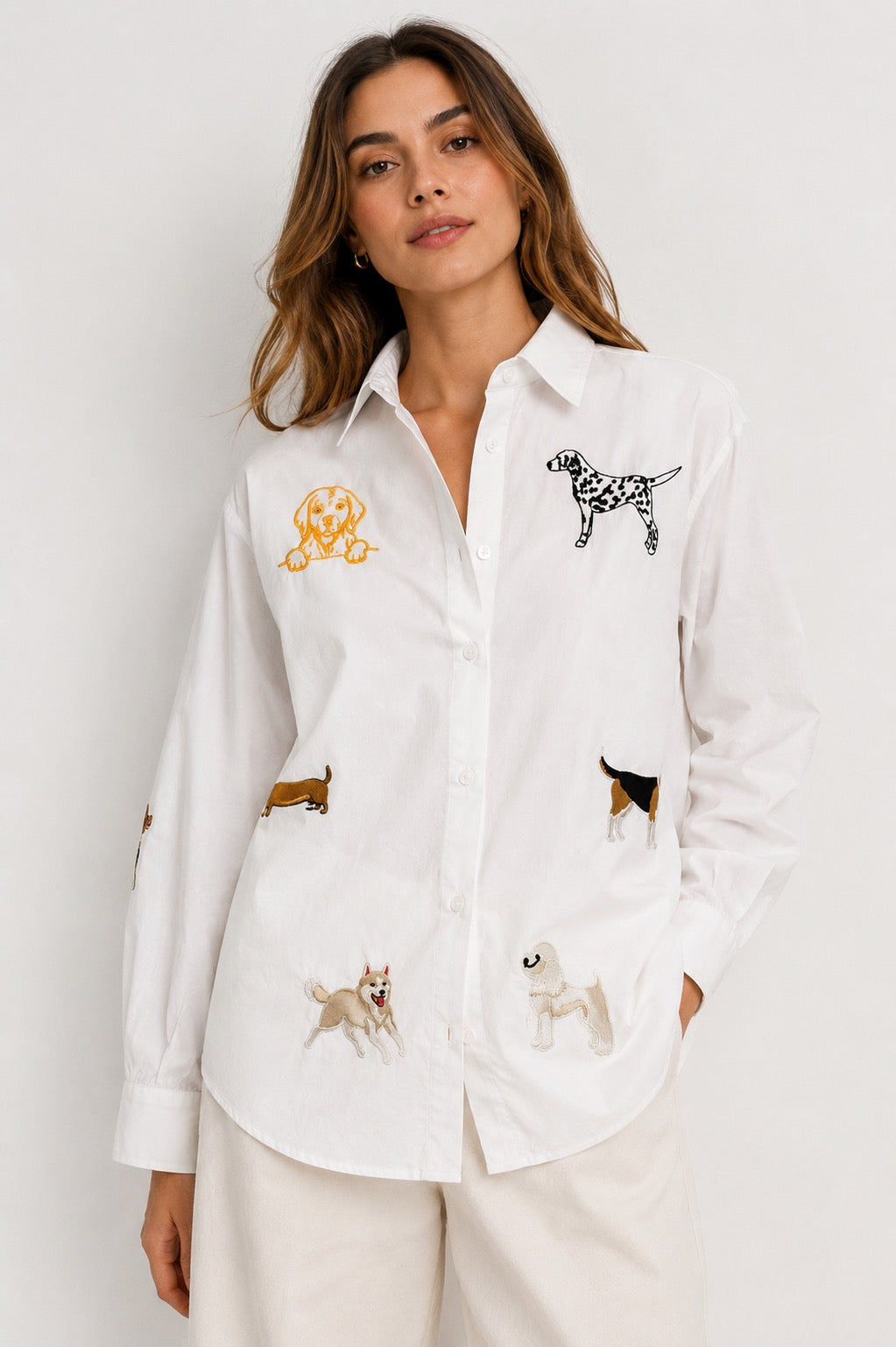 Zoda Embroidered Dog Shirt