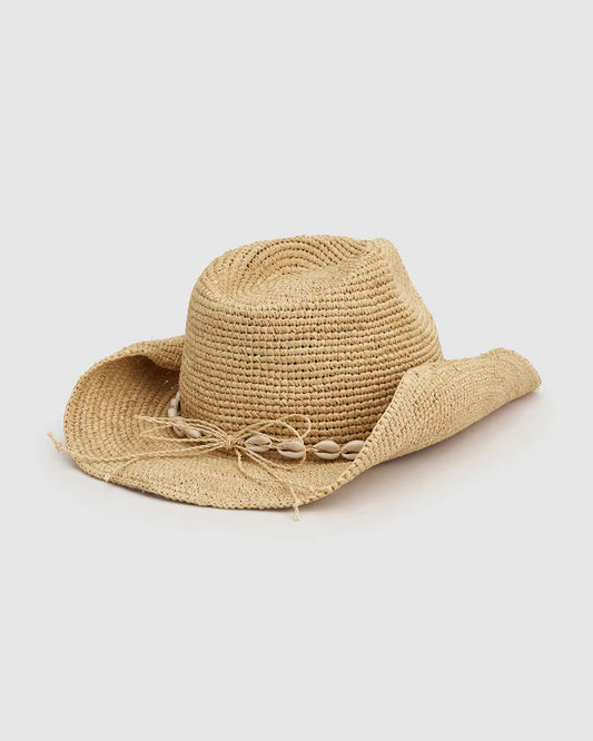 Arms Of Eve Jackson Sunhat with Cowrie Shells