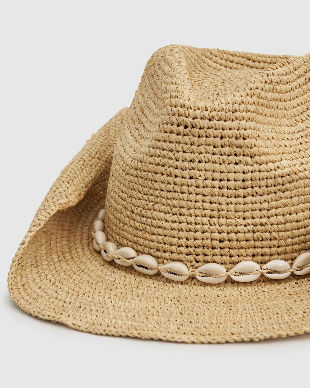 Arms Of Eve Jackson Sunhat with Cowrie Shells