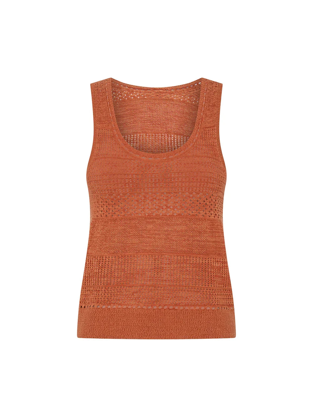Kivari Jacqui Knit Cami in Rust