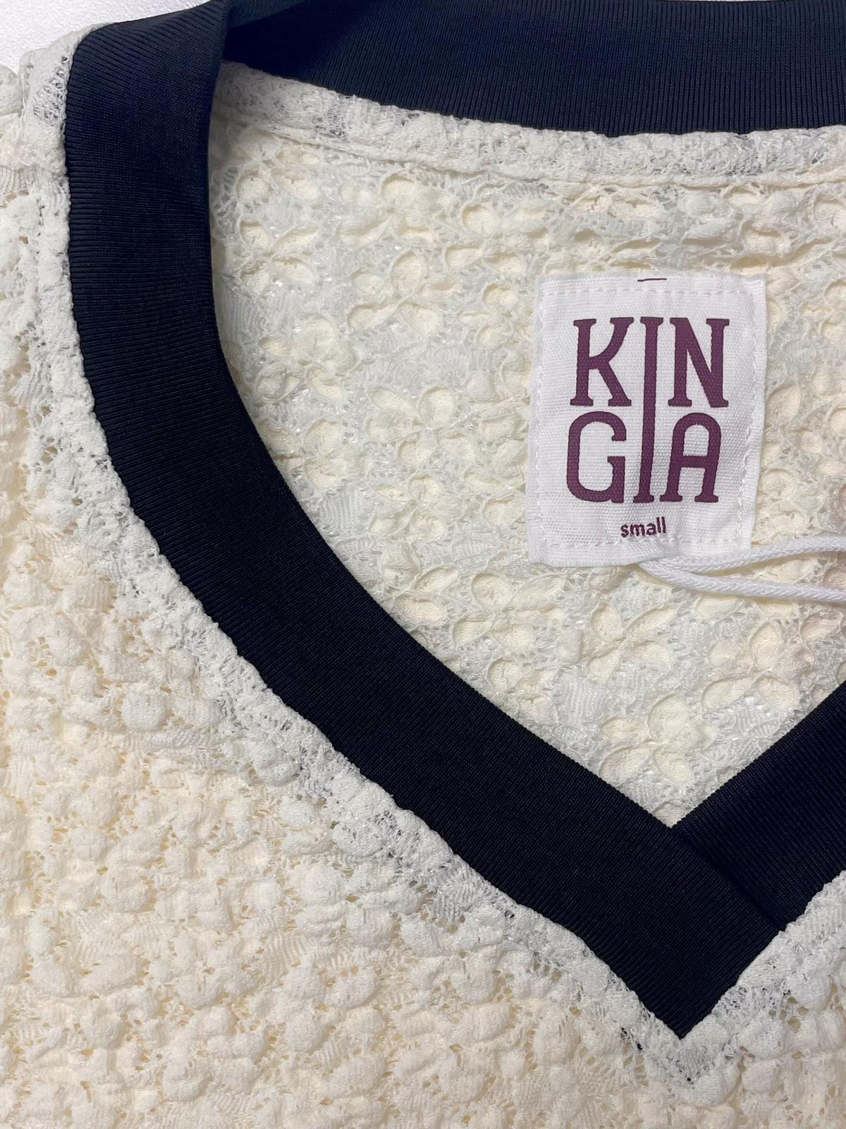 Kinga Csilla Tarot Lace Onyx Tee
