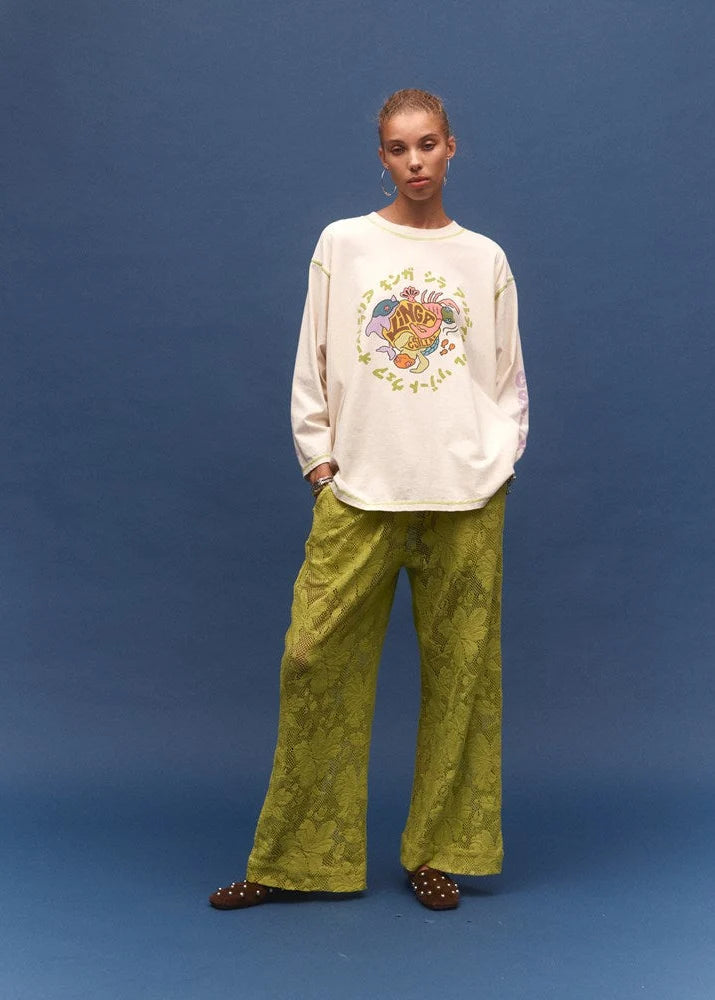 Kinga Csilla Citron Nova Lace Shyla Pant